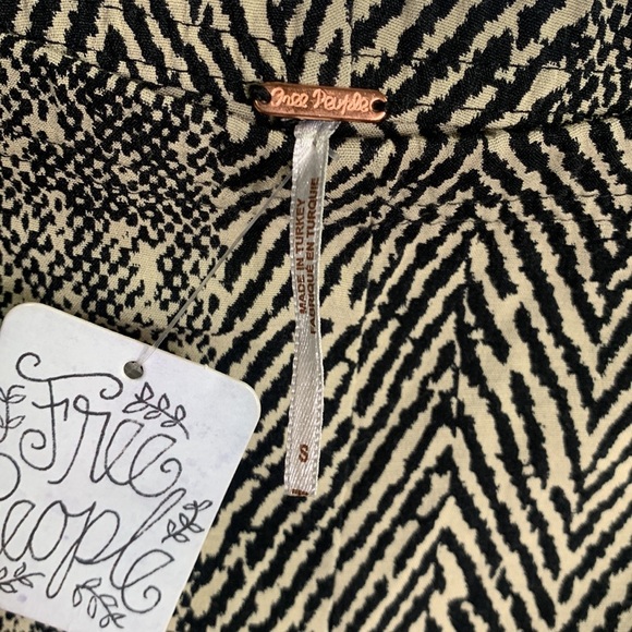 Free People High-Rise Leggings Skinny Stir-up Animal Print Pants W-760 Sz S - Picture 5 of 11